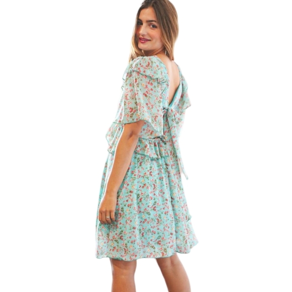 Haptics Eleanor Chiffon Ruffle Dress - Picture 5 of 6